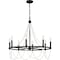 Quoizel Brigitta Chandelier 8 Lights Matte Black BGA5030MBK - alternate 1